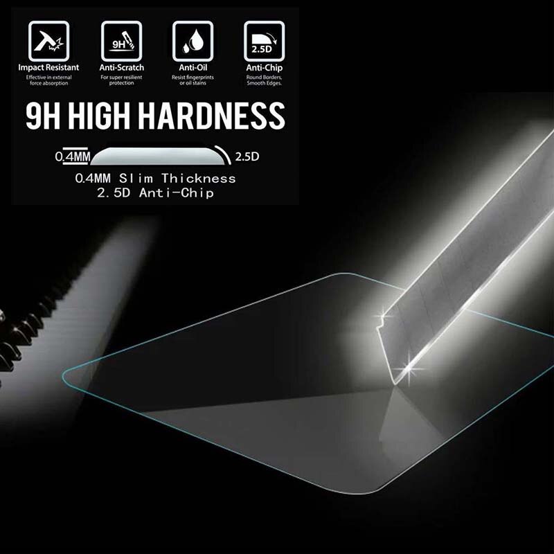 Tablet Tempered Glass Screen Protector Cover for Rca 10 Viking Pro RCT6303W87DK 10.1&quot; Anti-Screen Breakage HD Tempered Film