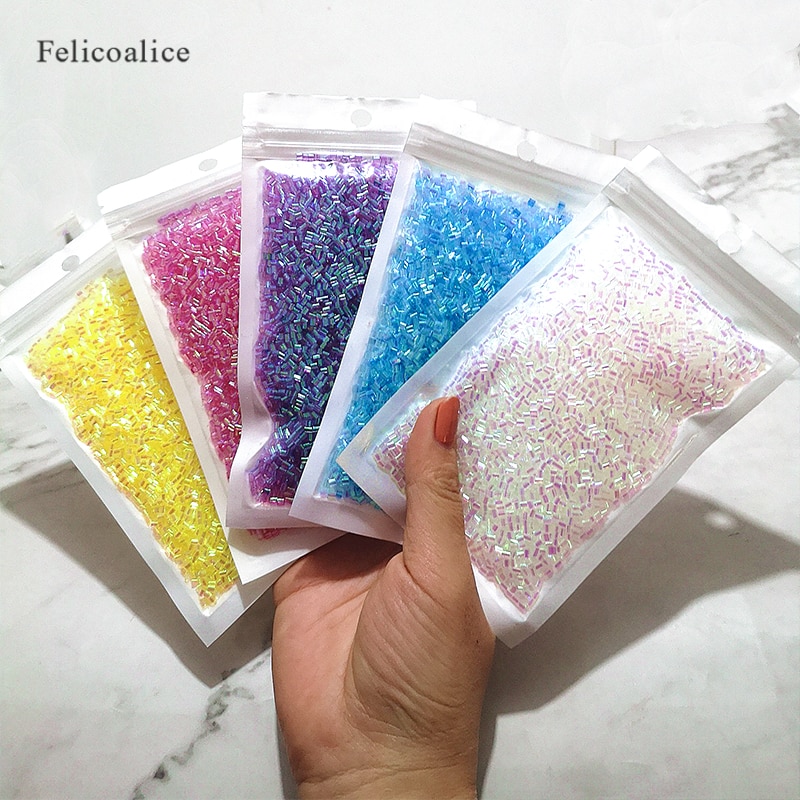 10g/Bag Slime Additives Supplies Bingsu Beads Accessories DIY Sprinkles Decorfor Fluffy Clear Crunchy Slime Clay