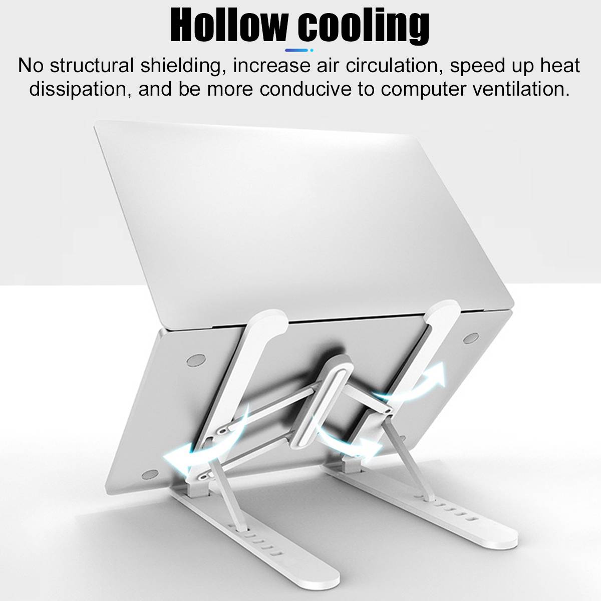 Portable Laptop Stand Foldable Support Base Notebook Stand Holder For Macbook Pro Air HP Lapdesk Computer Cooling Bracket Riser
