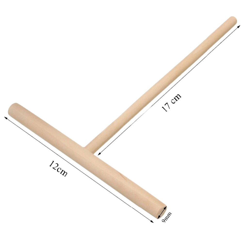 Diy bruk pai verktøy crepe maker pannekake smør tre spreader pinne hjem kjøkken verktøy sett