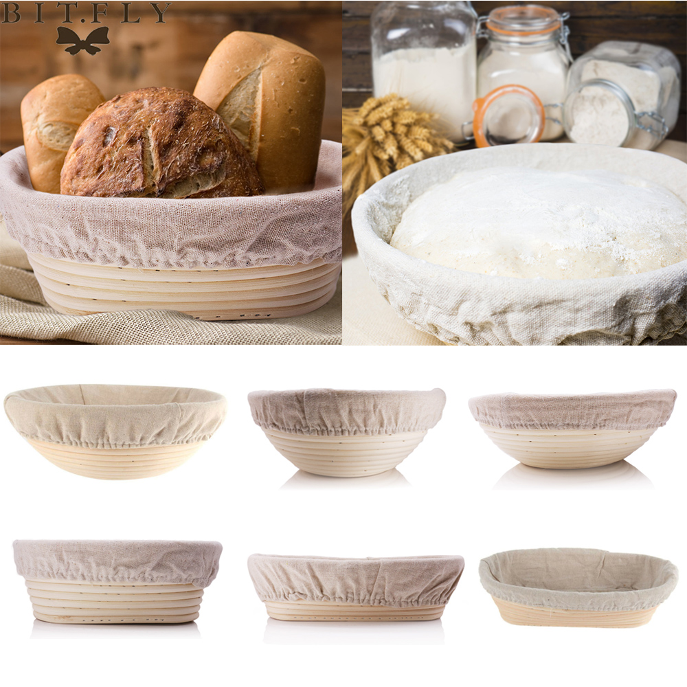 Bread Fermentation Rattan Basket Country Bread Baguette Banneton Dough Mass Proofing Tasting Proving Baskets Supplies