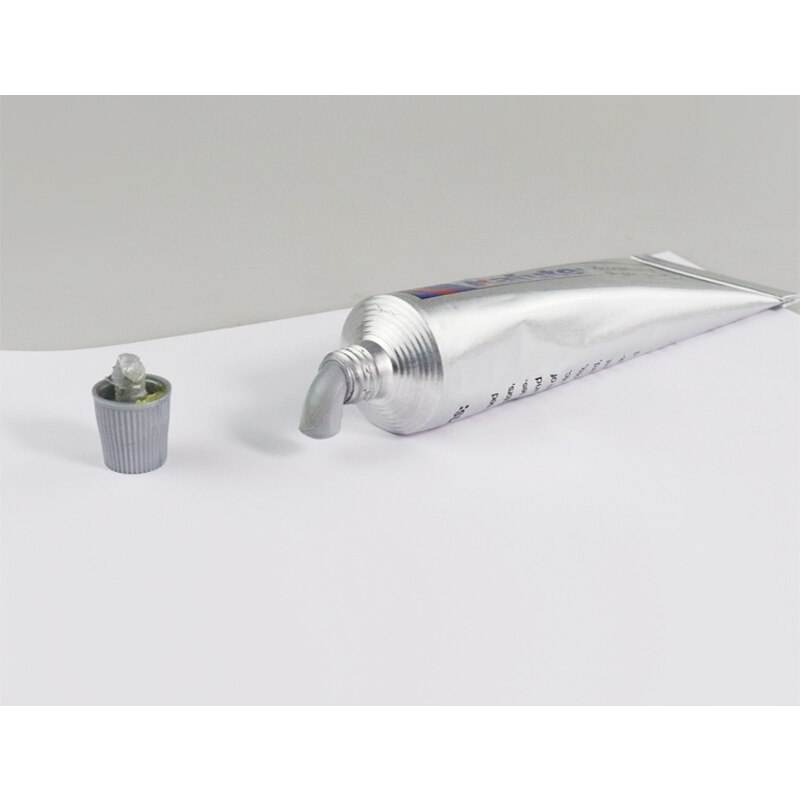 85g Kafuter K-583 silicone silver flat sealant waterproof, oil-resistant and heat-resistant car engine special glue