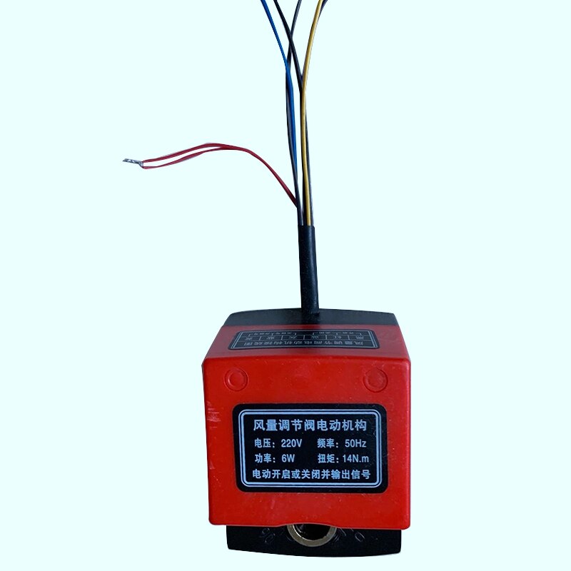 Lucht Demping Klep Ac220V Elektrische Duct Elektrische Damper Actuator Voor Ventilatie Kleppen Met Signaal Feedback