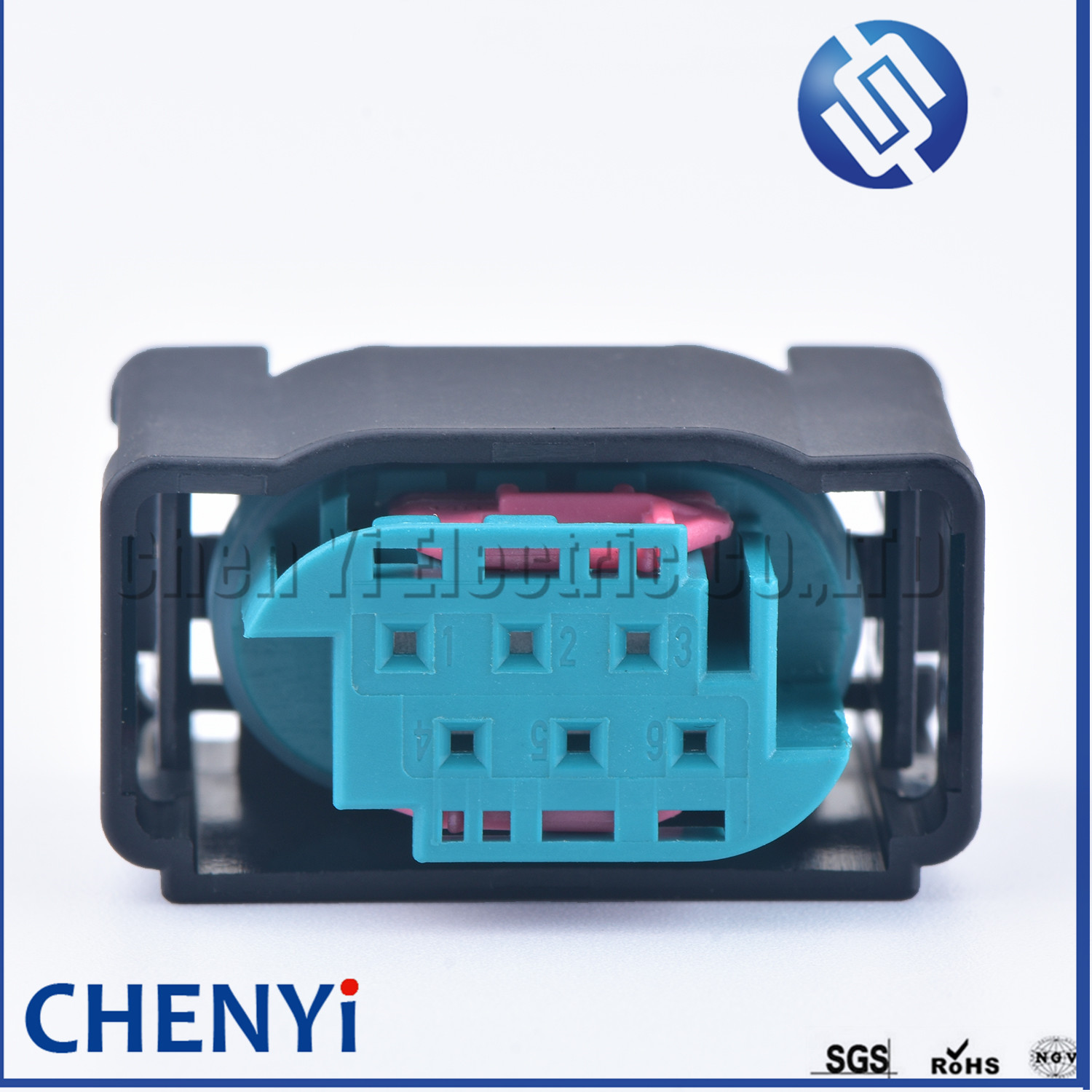 Conector impermeable automotriz de 6 pines Conector del sensor de válvula de acelerador 1- 967616 -1 Enchufe del pedal del acelerador 9- 967616 -1 Para Benz BMW