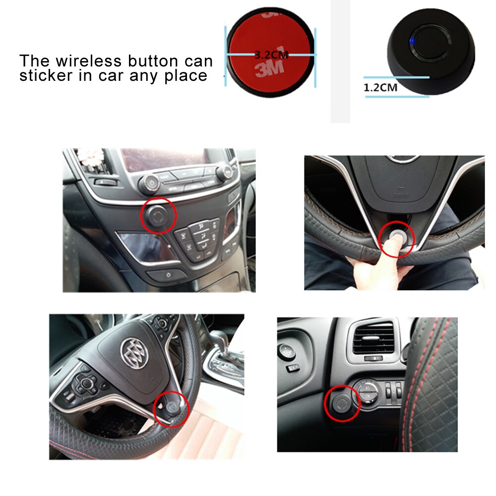 car wireless button control Diy install blind spot detecion side view camera parking monitor DVD detection visible system