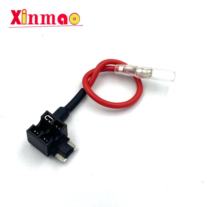 12V Mini Kleine Medium Size Auto Zekeringhouder Add-A-Circuit Tap Adapter Met 10A Micro Mini standaard Atm Blade Zekering: R Mini