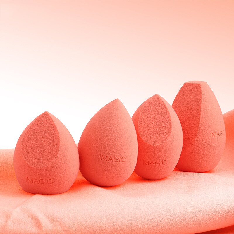 Imagic ovo seco e molhado não-látex, água de imersão torna-se maquiagem base cosmética esponja beleza pó