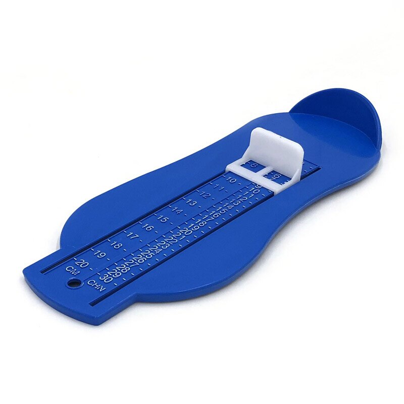 Voet Maatregel Gauge 3 Kleuren Baby Kid Voet Heerser Schoenen Maat Meten Heerser Schoenen Lengte Groeiende Voet Fitting Ruler Tool maatregelen: Blauw