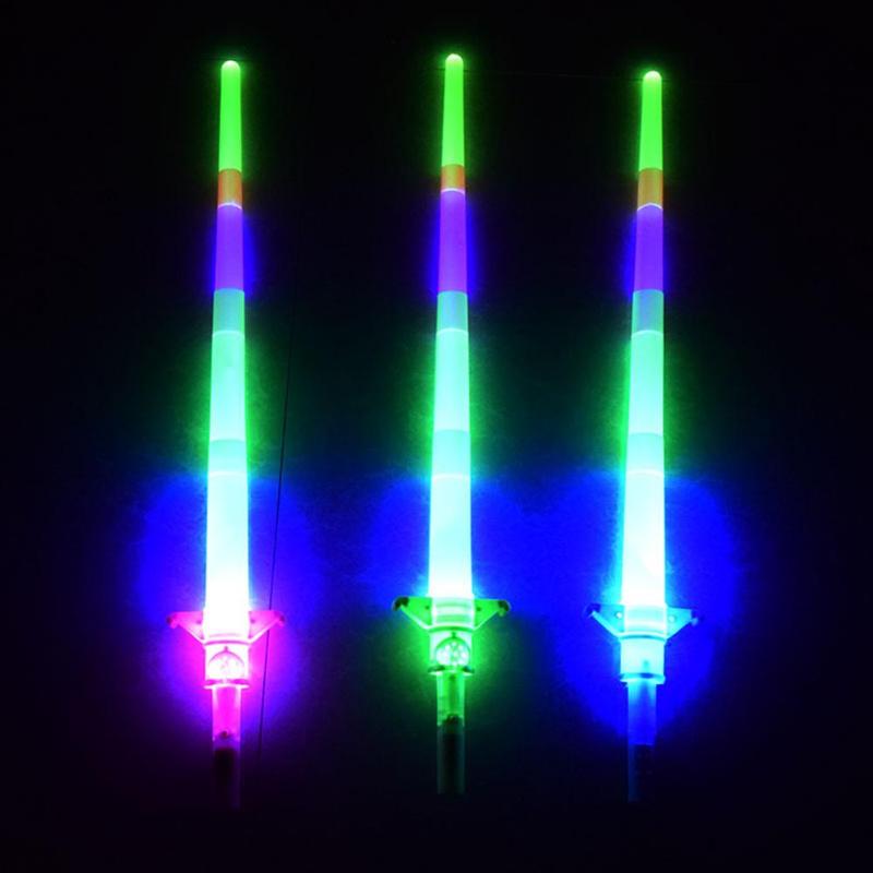 LED Magie Sterne Zauberstab Blinkt Sticks Lichter Elektronische Teleskop Up Glow Sticks Kleid Up Party Weihnachten Halloween Prop Neuheit Spielzeug