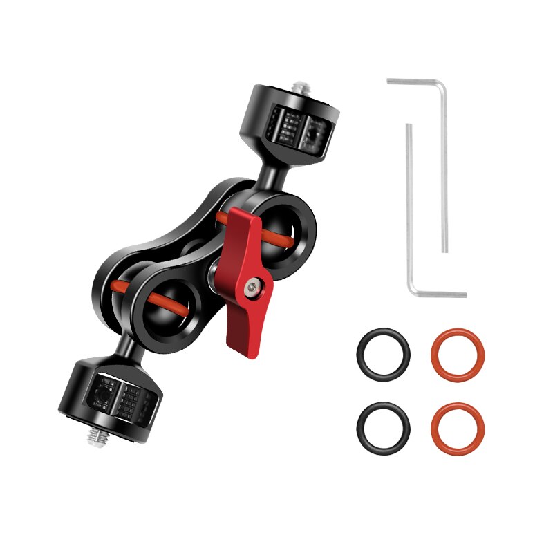 Draagbare Fotografie Camera Kooi Kit Slr Beschermhoes Video Film Film Stabilizer W/Top Handvat Grip Voor Sony A6000/A6300: Magic Arm