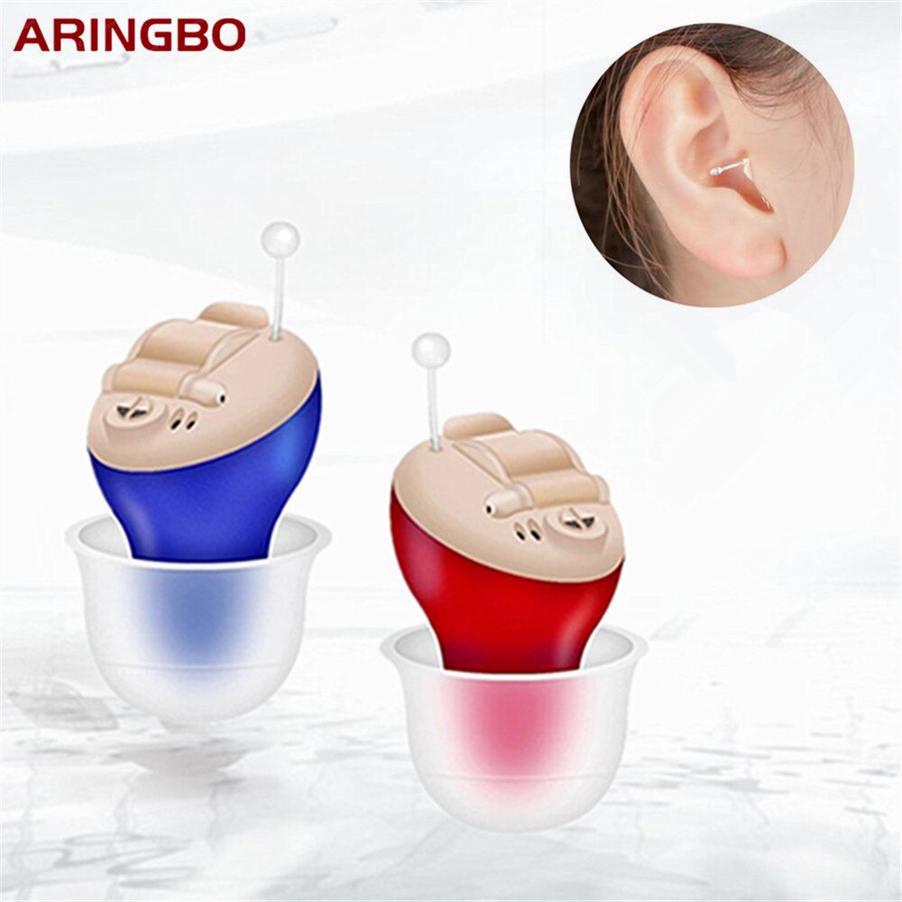 Mini appareil auditif CIC à 20 canaux, petite oreille interne Invisible, appareil auditif réglable sans fil, oreille gauche/droite, meilleur amplificateur de son