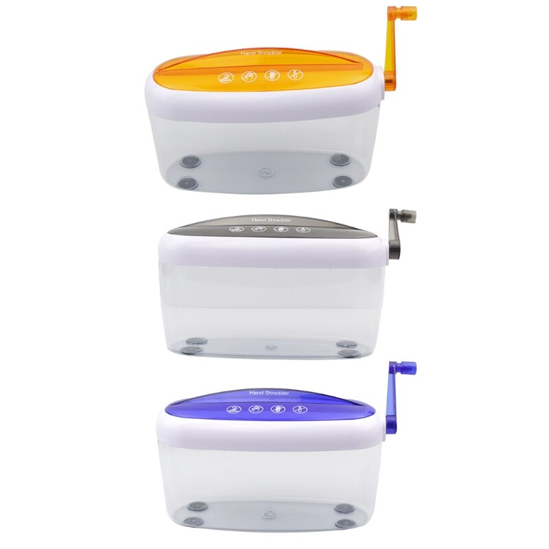 Paper Shredder Household Financial Bill A4 Letter Documents Shredder Mute Office Desk Noodle Shredder Manual Cutting Machine
