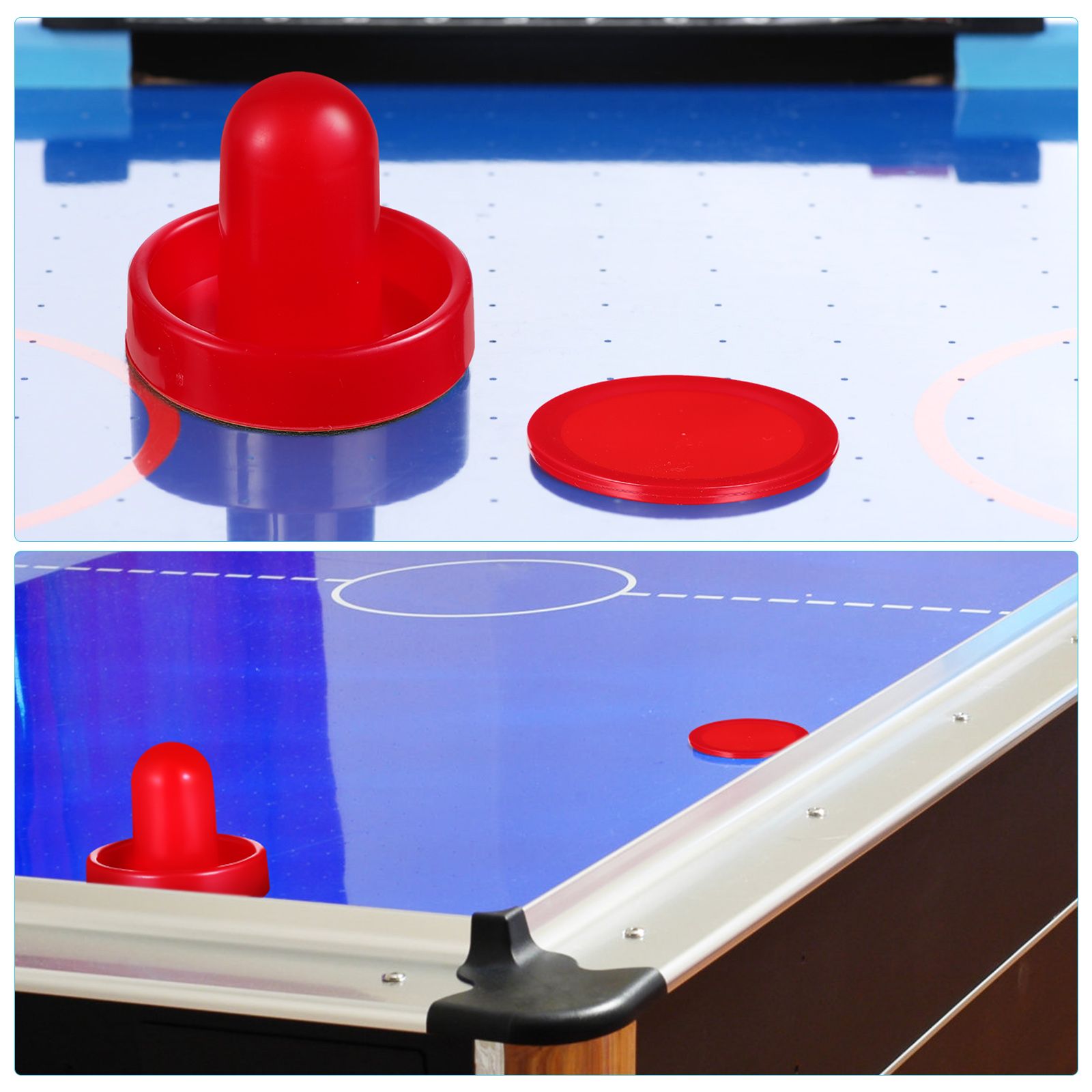 Accessoires de Machine de Hockey sur glace, rondelles et poussoir pour Tables de jeu, curseur de gardien de but, poussoirs, pagaies, bretelles à Air