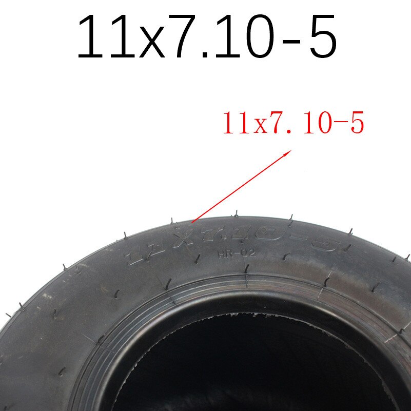 11x7.10-5 Tire for 168 Go Kart 5 Inch Tyre Rear Tires Fit for Drift Wheels