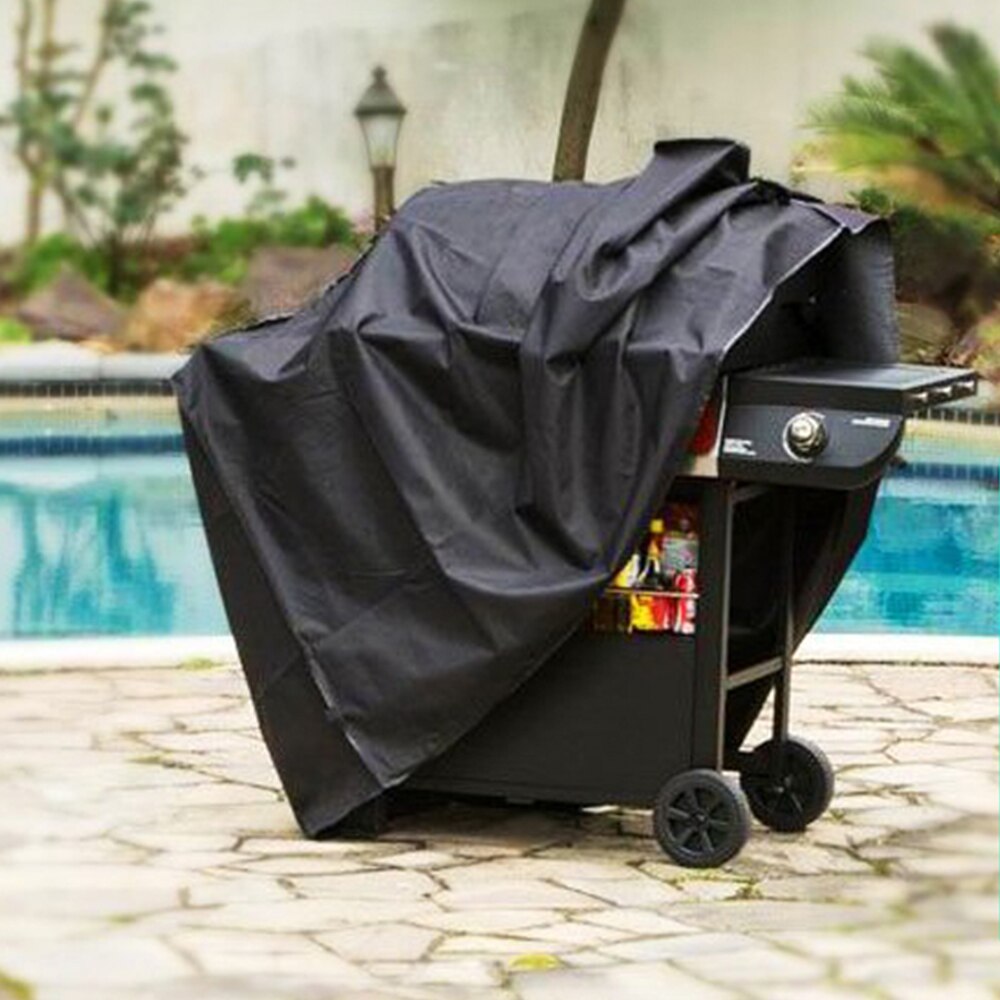 BBQ Grill Cover UV Protective Weather-resistant Outdoor Rain Cover Dust-proof Protection for Barbecues Grill