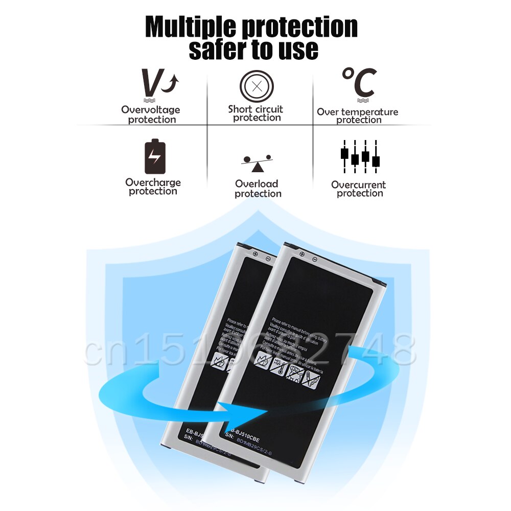3100mAh EB-BJ510CBC EB-BJ510CBE Remplacement batterie de Téléphone Pour Samsung Galaxy J5 Édition J510 J510FN J510F j5108 j5109