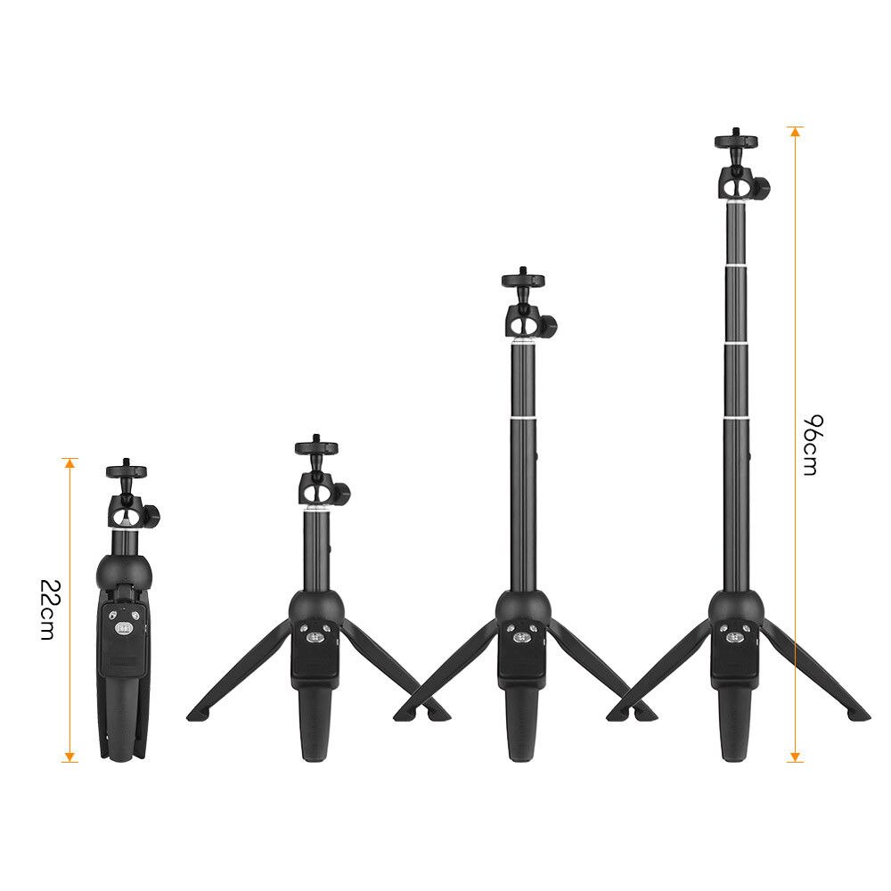 YUNTENG YT-9928 2-in-1 Mini Tripod Selfie Stick with Bluetooth Remote Control