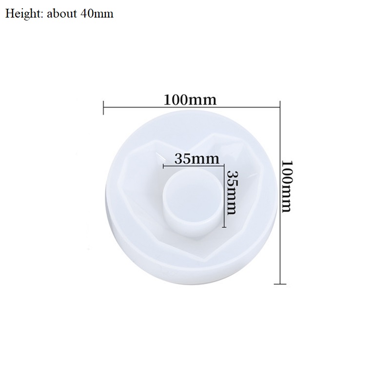Silicone Molds For Concrete Flower Pot,Cement Molds Succulent Plants Pot Mold Concrete Planters Moulds Diy Aromatherapy Plaster: C1