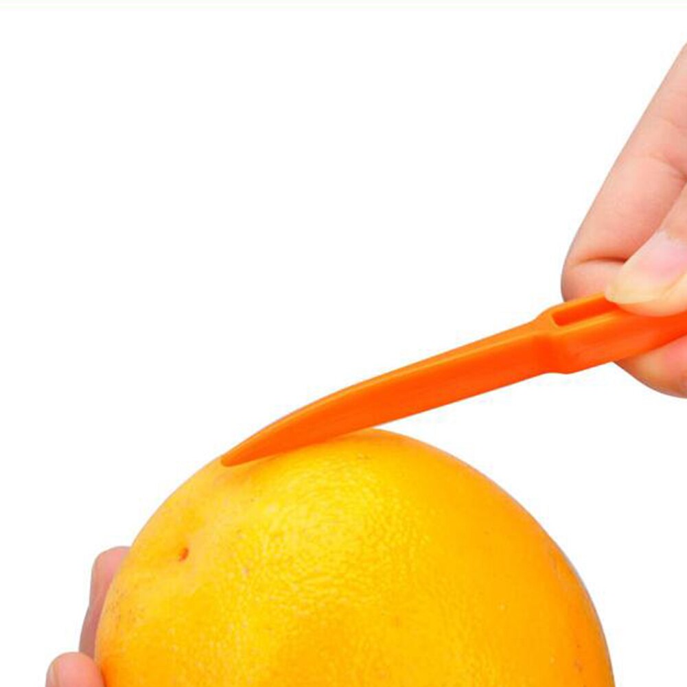 2pz Arancione pelatrici Agrumi Taglierina Doppio di lato Limoni di Rimozione Apri Accessori Da Cucina gadget (Arancione)