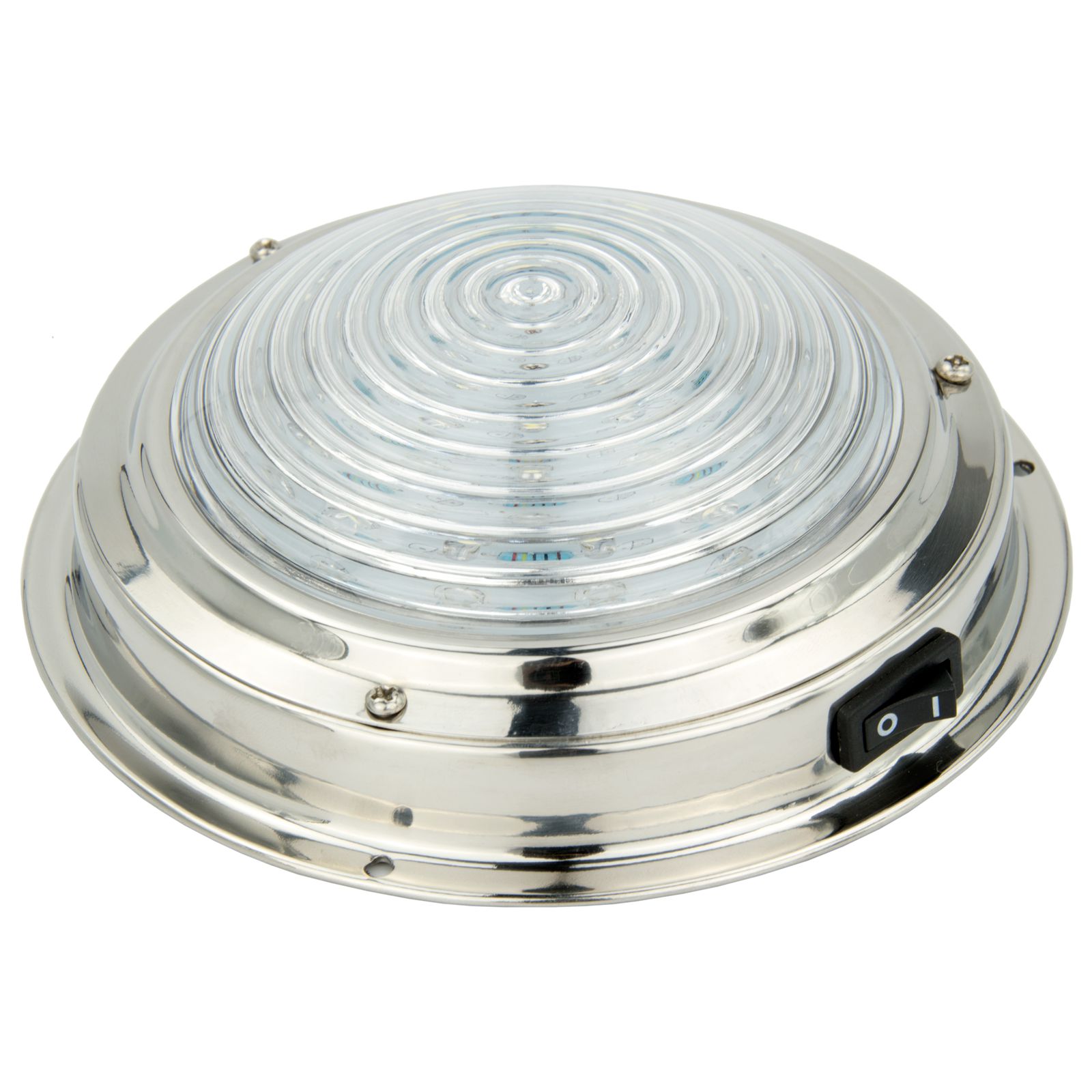 LED Dome Light 12V Ceiling Fixture for Camper Trailer Marine Motorhome 5.5Inch