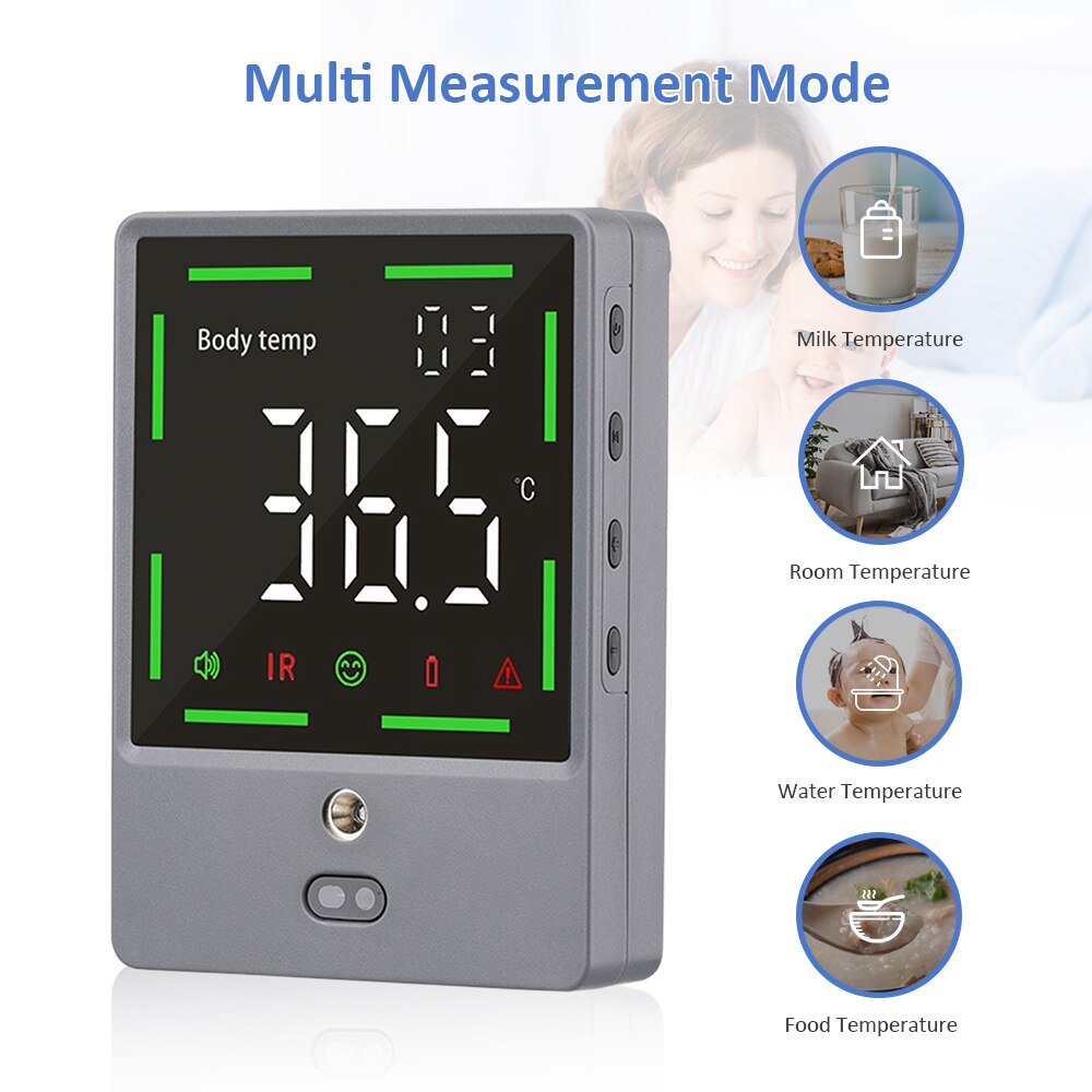 Digital Thermometer Non-contact Thermometer IR Infrared Sensor Forehead Thermometer Temperature Measurement for Body
