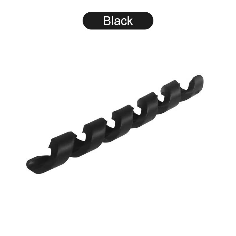 5 Stks/pak Fiets Brake Shift Kabel Behuizing Protector Rubber Mouw Fiets Frame Guard Lijn Remleiding Lijn Bescherming Cover: Black