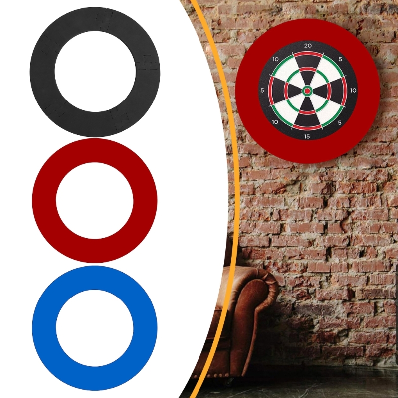 Jeu de fléchettes rond pour la maison et les salles de jeux, anneaux de protection murale