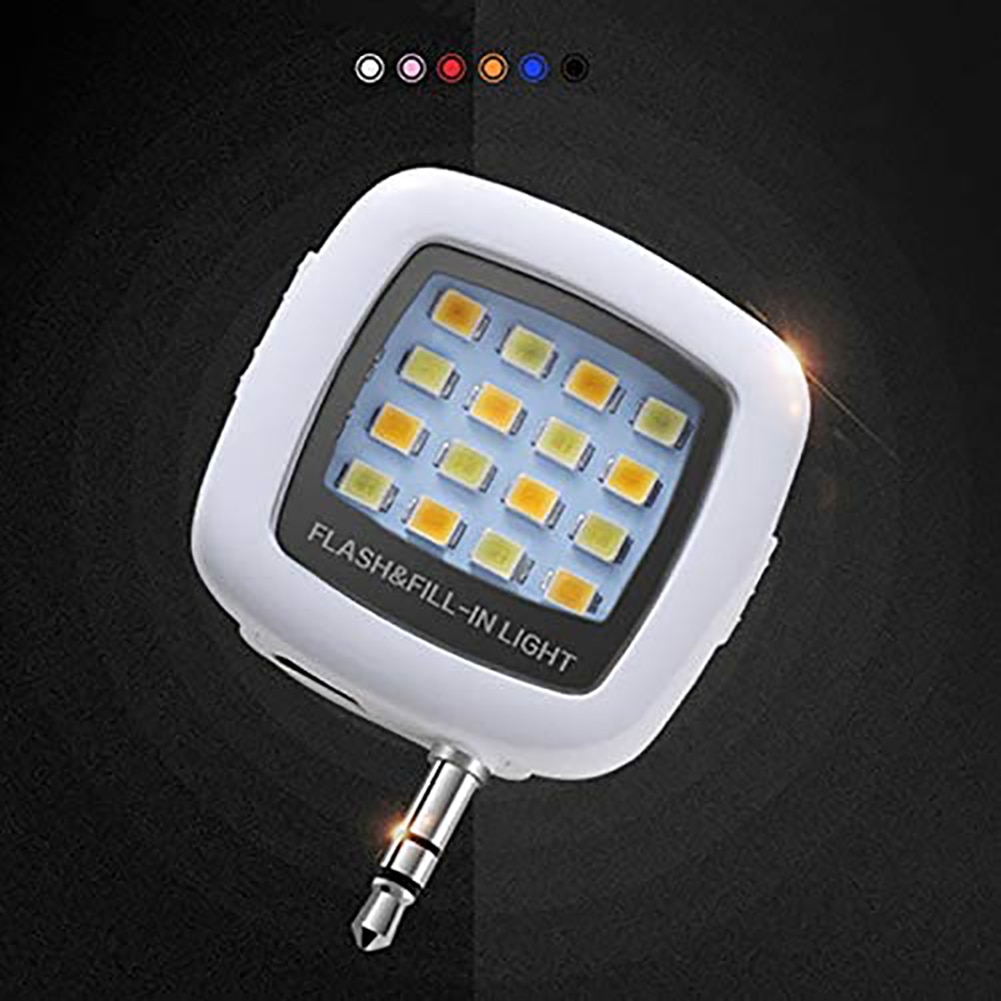 Universal Android Led-Blitz Licht Selfie Lampe Beleuchtung Füllen Taschenlampe Kamera Nacht Für IPhone Samsung Handy Objektiv