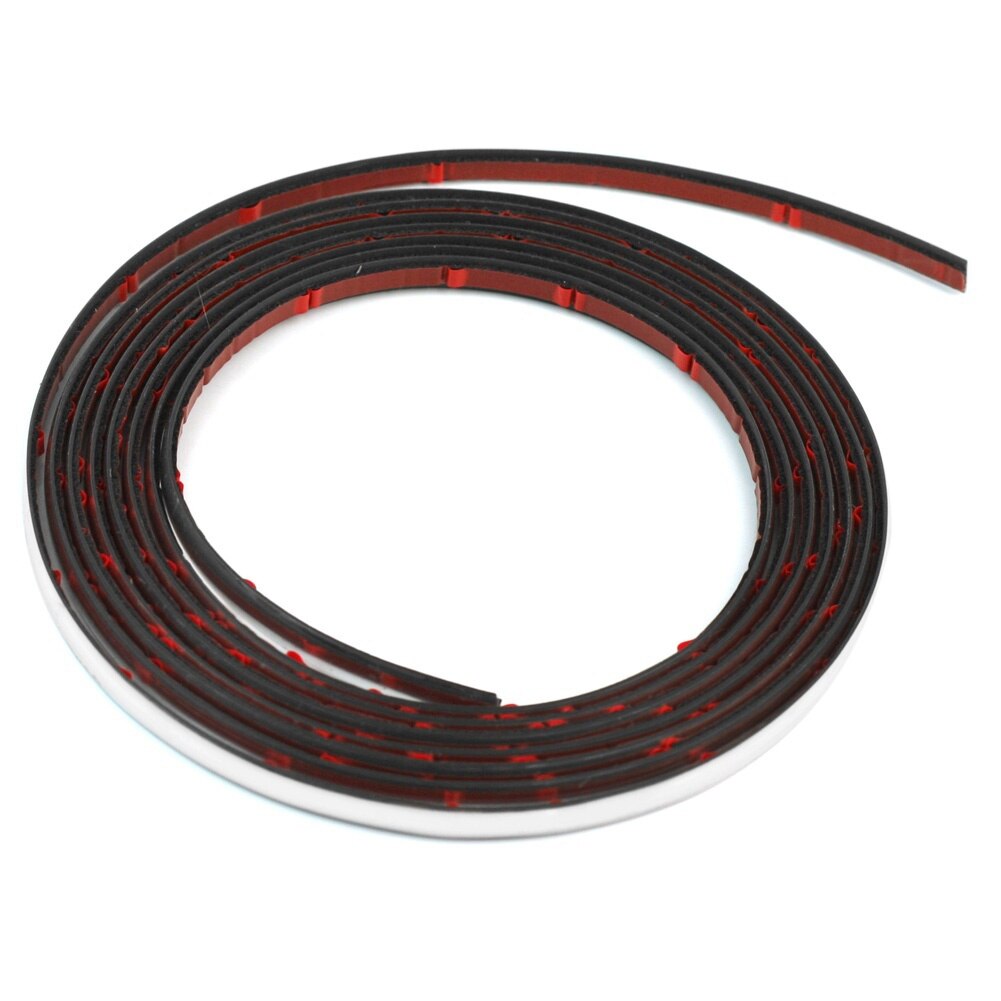 Universal 6mm 15mm 18mm 22mm Car Chrome Moulding Strip Trim Soft PVC Auto Exterior Moulding Strip Protector