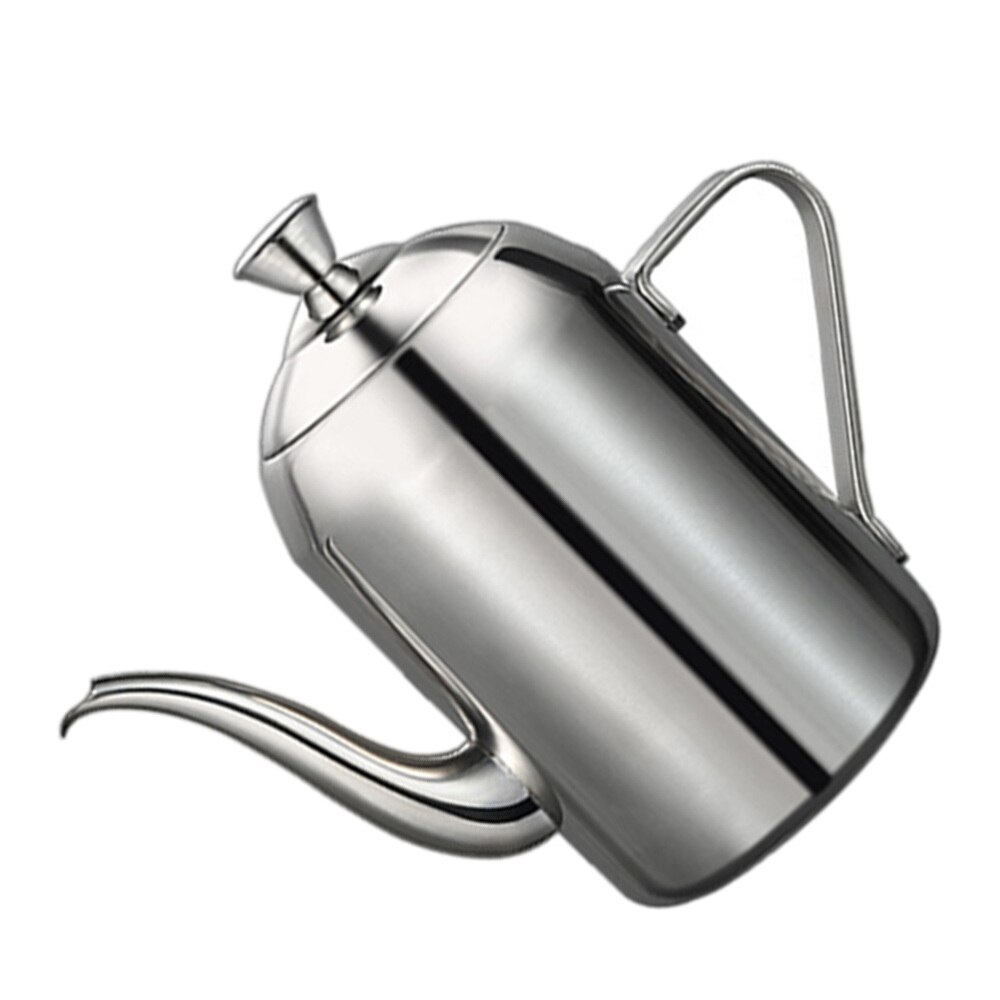 1Pc 560ml Stainless Steel Oil Container Oil Strainer Pot Sesame Oil Dispenser