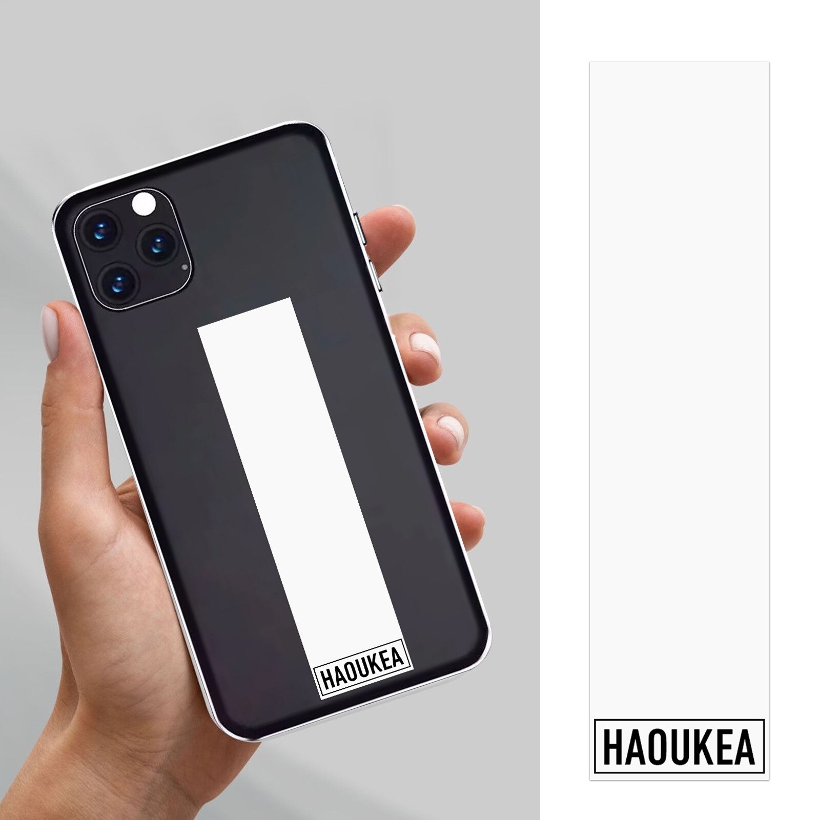 Anxiety Reducing Sticker DIY Phone Back Decals Pressure Relief Tool Decompression Color Sticker To Relieve Stress Anxiety: white