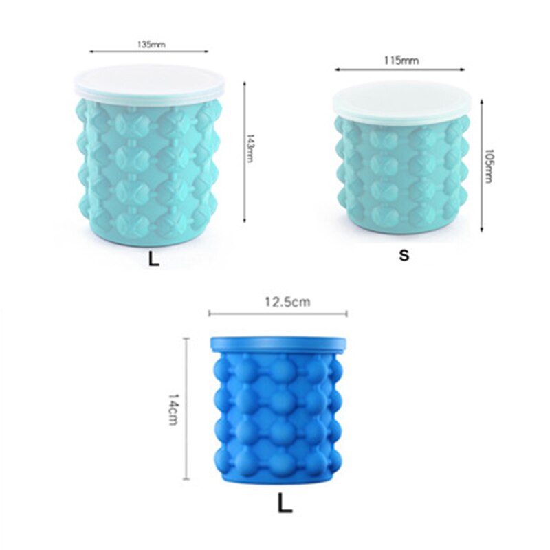 Aodmuki Silicone Ice Cube Maker Draagbare Vat Wijn Ijs Koeler Bier Kabinet Ruimtebesparende Keuken Gereedschap Drink Whiskey Freeze