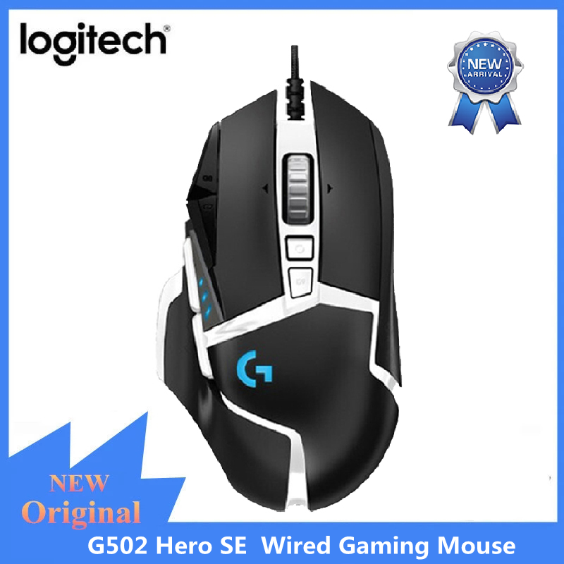 Originele Logitech G502 Se Professionele Gaming Muis 16000Dpi Optische Hero Sensor Macro Usb Bedrade Gaming Muis Rgb Backlight Muizen
