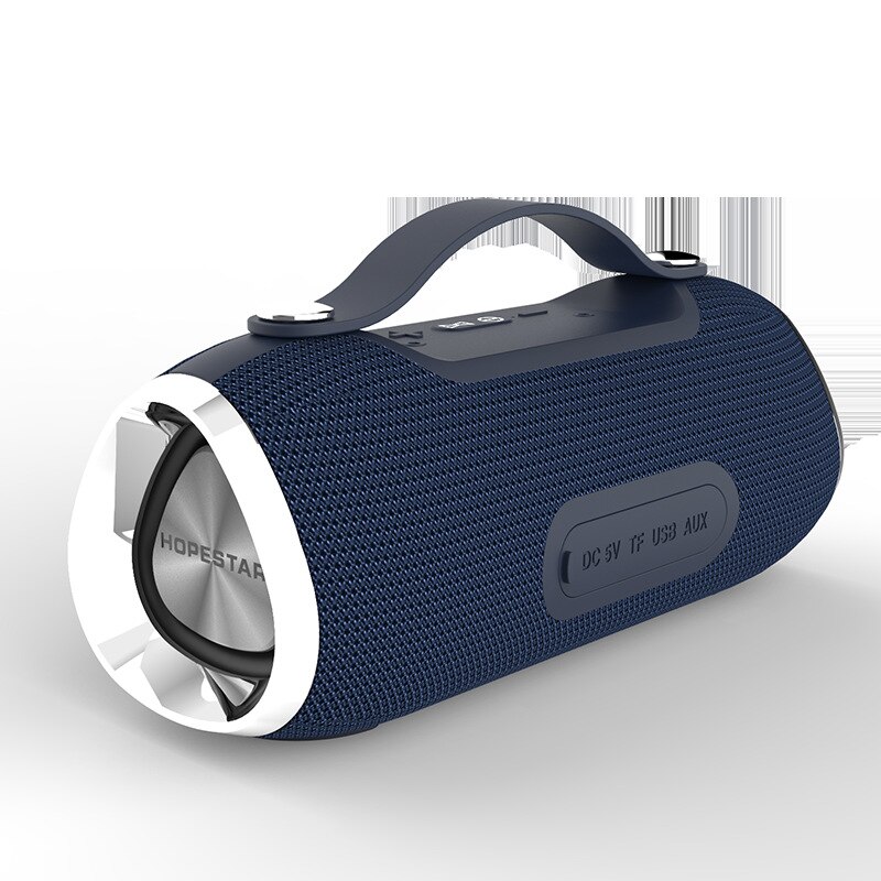 HOPESTAR H40 Esterna Impermeabile altoparlante del bluetooth Portatile 3D stereo Subwoofer Mp3 giocatore altoparlante Radio FM TF USB di trasporto libero Senza Fili suono: H40 buio blu