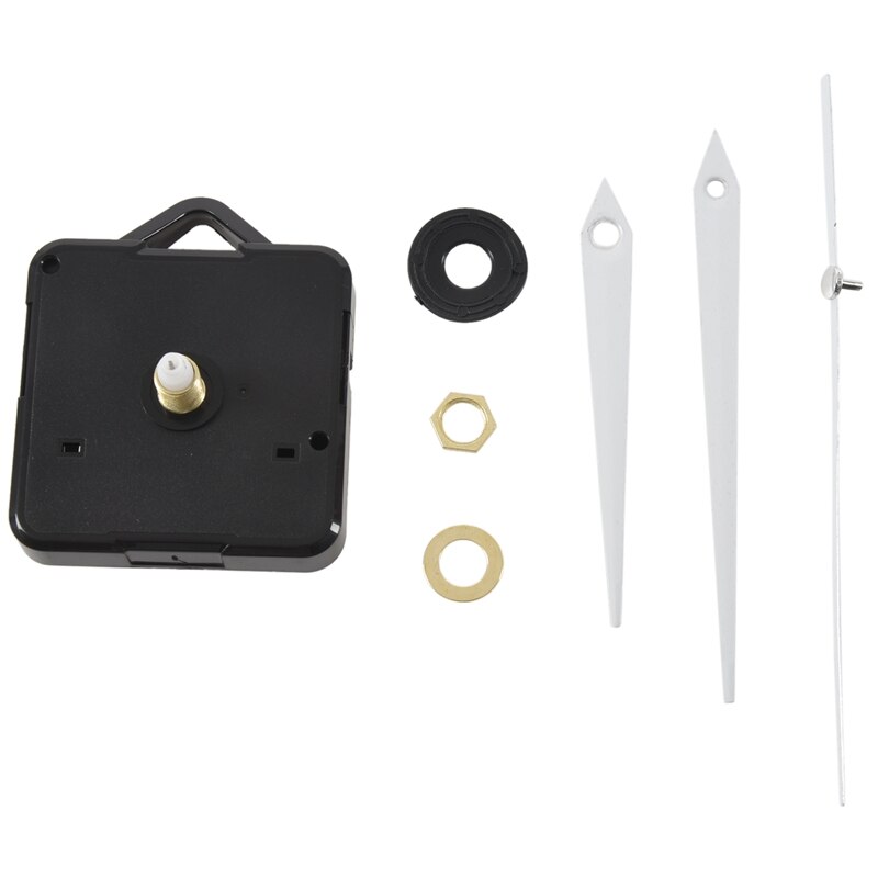 Quartz Clock Movement Mechanism DIY Repair Parts + White Hands CNIM