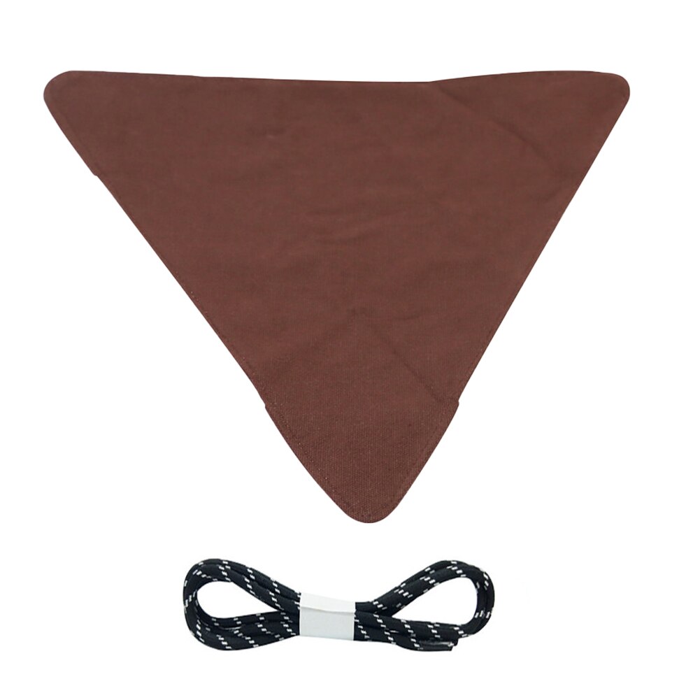 Outdoor Camping Met Touw Driehoek Stof Kruk Opvouwbare Draagbare Vissen Stoel Wandelen Stabiele Accessoires Tuinieren Strand: Brown