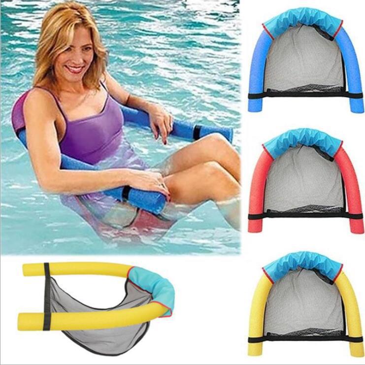 Float Zwembad Stoel Mesh Zwemmen Ring Bed Stoel Voor Kinderen/Volwassen Bed Seat Water Stoel Veilig Float Water zwembad Fun Party Zwembad Speelgoed