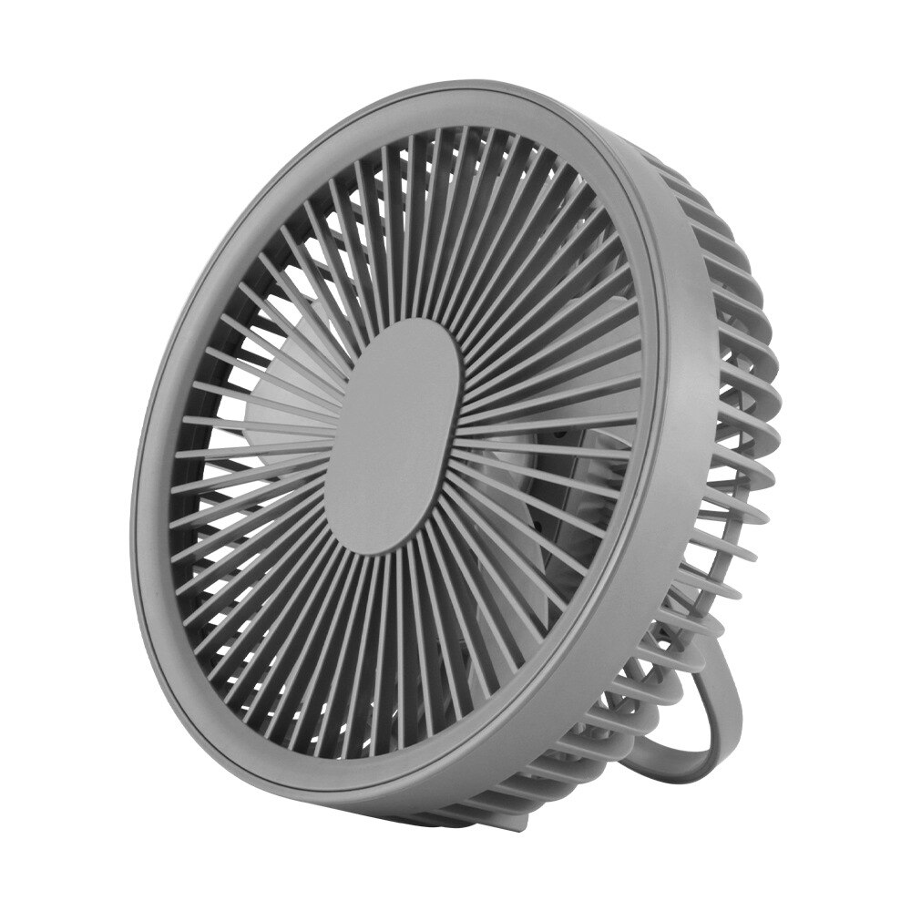 Multipurpose Portable Fan Outdoor Camping Portable Air Conditioner with Night Light 4000mAh Usb Rechargeable Fan Ventilador: grey