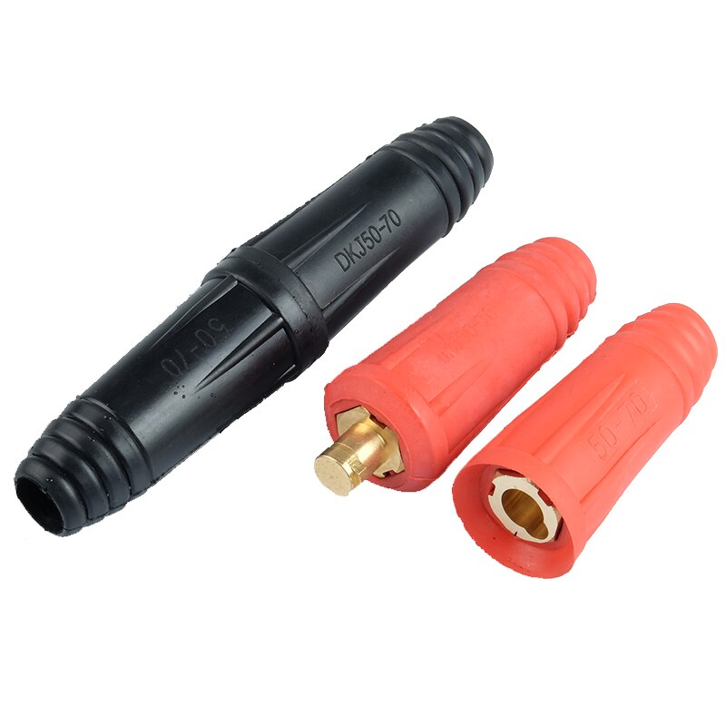 Conector de Cable de soldadura rápido adaptador para enchufe DKJ 10-25 35-50 50-70 acoplador accesorios de la máquina de soldadura