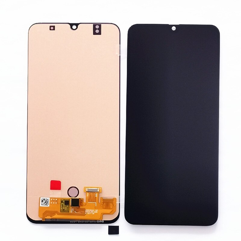 OLED Con Cornice Display A CRISTALLI LIQUIDI Per Samsung Galaxy A20 A30 A30S LCD Screen Display Touch Digitizer Per Samsung A50 A50S schermo LCD