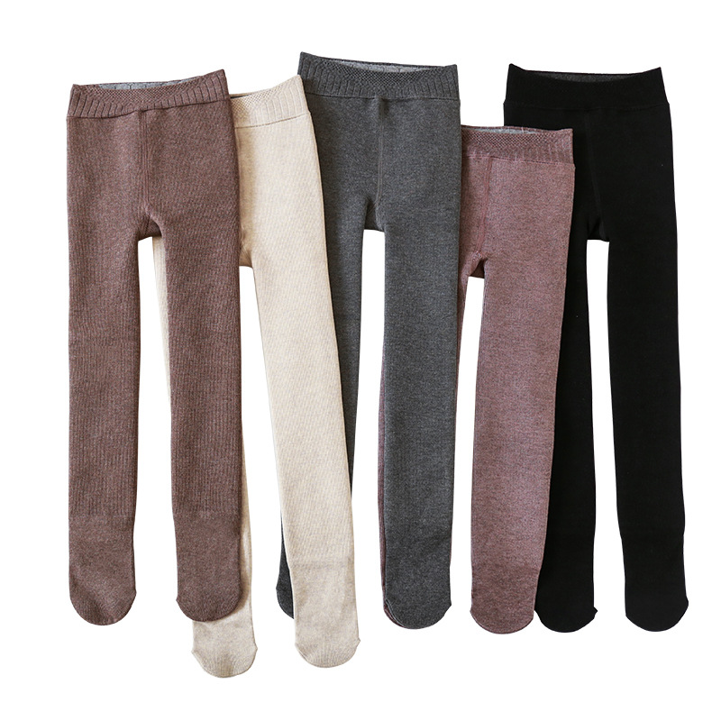 3-12 jahre Neue Ziege Kuchen Vlies Verdickt Mädchen der Gamaschen Zu Halten Warme Winter Baby Socken Doppel böGen Baby Strumpfhosen