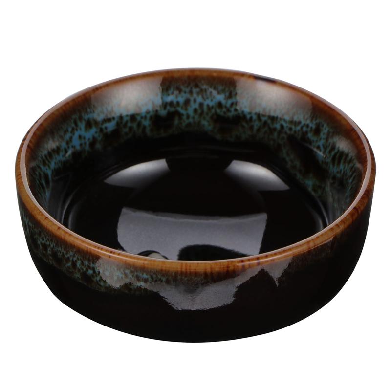 Round Delicate Ink Dish Ceramic Ink Plate Calligraphy Painting Ink Bowl