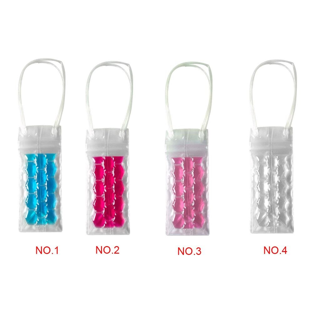 Bolsa para enfriar botellas de vino, soporte de Gel de refrigeración, cubo, enfriador