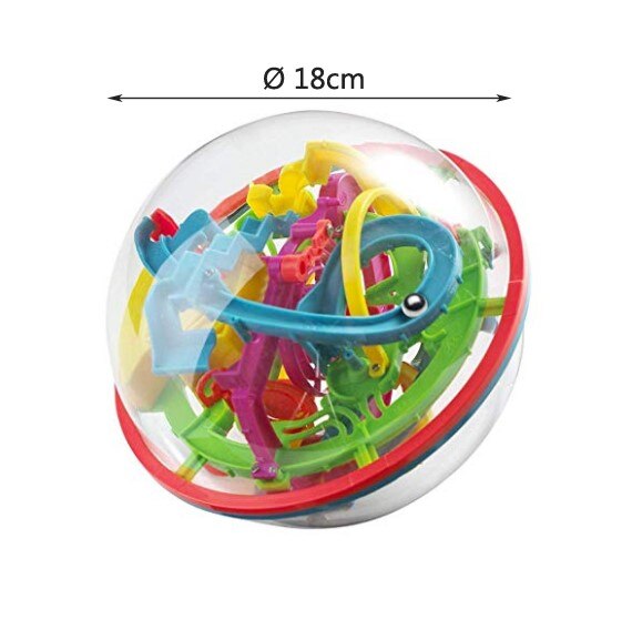 Doolhof Bal Game 3D Intellect Bal met 100 Uitdagende Barrières 3D Labyrint Bal voor Kinderen 3D Puzzel Speelgoed Magische Doolhof ball Brain