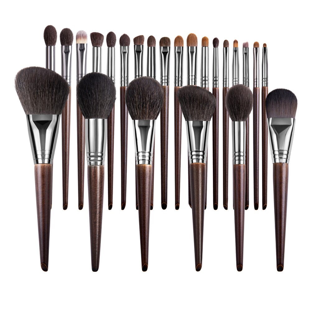 OVW Natural Goat Hair Makeup Brushes Set Kit brocha maquillaje pedzle do makijazu blending smudging brush shader