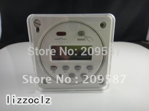 Rainproof AC 220V Digital Programmable Timer switch Relay With Weather Proof Box