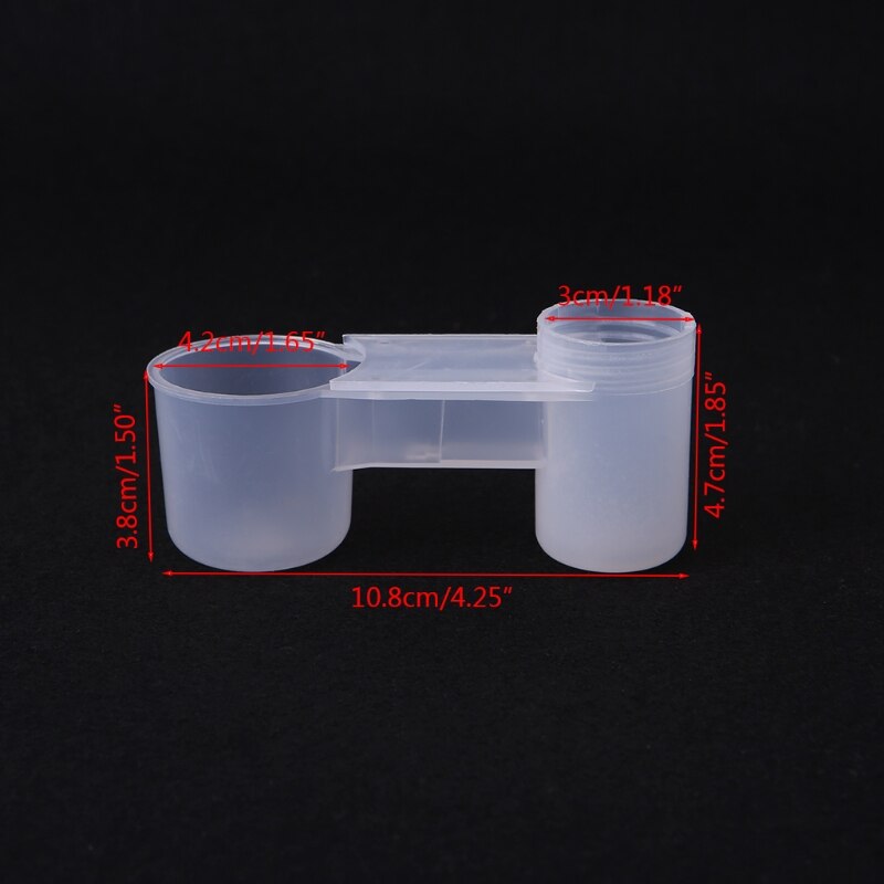 Plastic Pet Bird Drinker Feeder Water Bottle Cup For Chicken Pigeon Home Garden S7_18