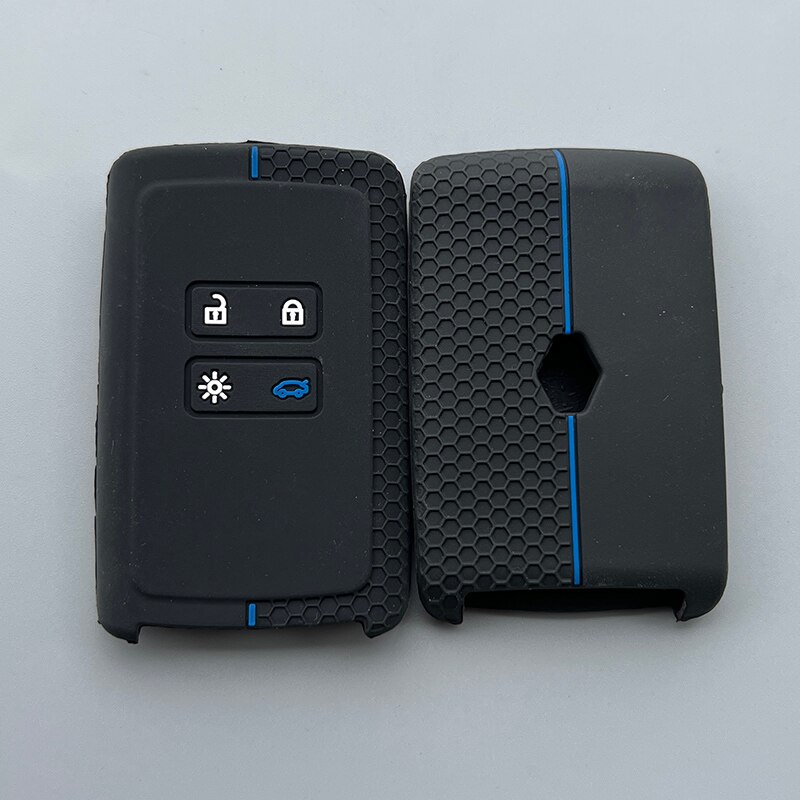 Silicone Car Key Cover Case for Renault Captur Megane Clio Zoe Koleos Talisman Espace Scenic 4 Arkana Dacia Sandero Card Key