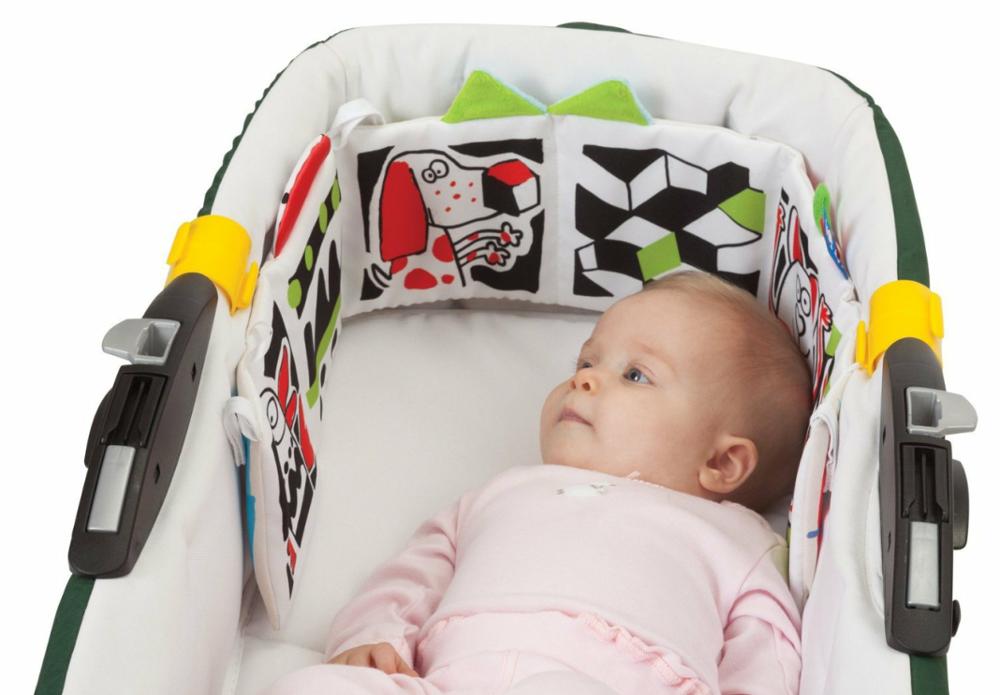 Jouets pour bébés de 0 à 12 mois | Hochets pour nourrissons, en tissu, bouquin multi-touch, multifonction amusant et Double couleur, lit de bébé antichoc