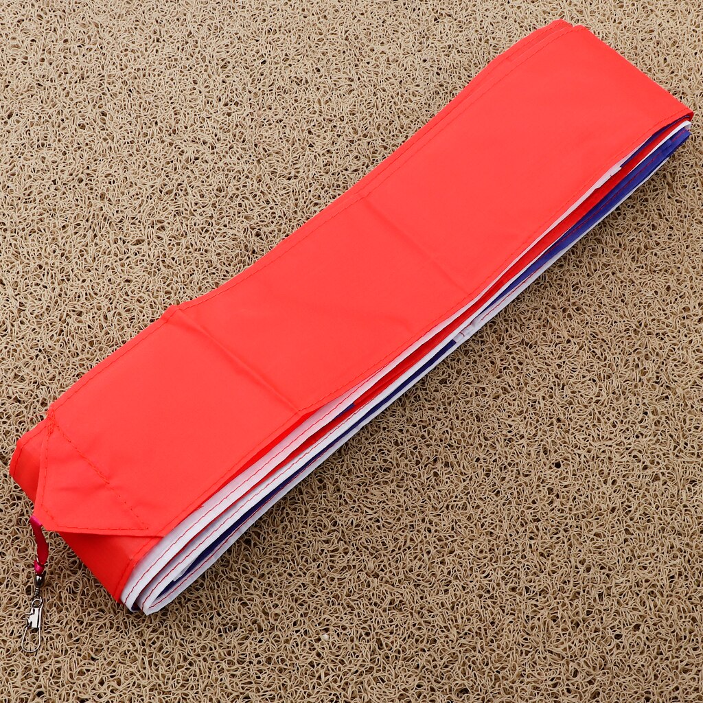 10M/15M Regenboog Buis Vlieger Staart Kite Decor Outdoor Vliegeren Glad Speelgoed Fun